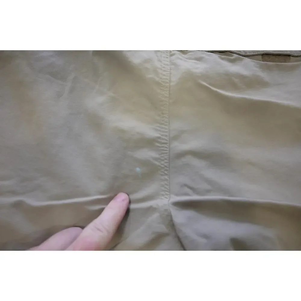 The‎ North Face Cargo Shorts Nylon Beige Fishing Hiking Mens Size 34